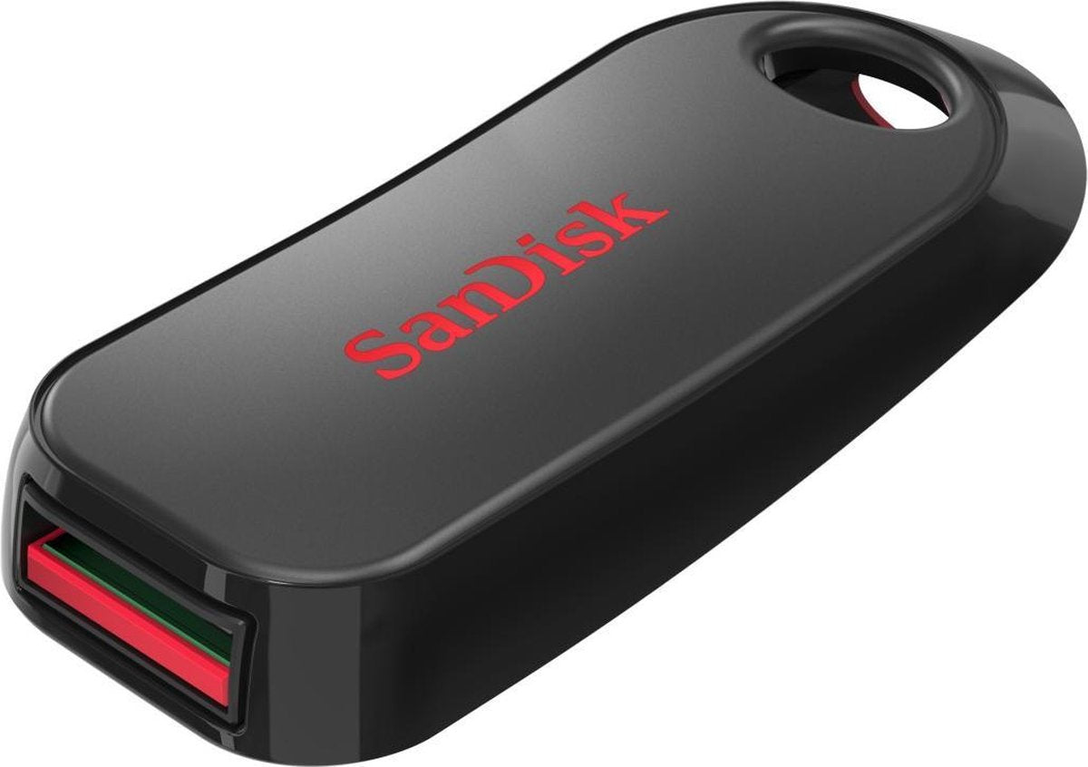 SanDisk Cruzer Snap USB-stick 128 GB USB 2.0 Zwart SDCZ62-128G-G35