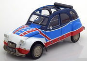 Citroen 2 CV Basket 1976 Blauw / Rood / Wit 1-18 Norev