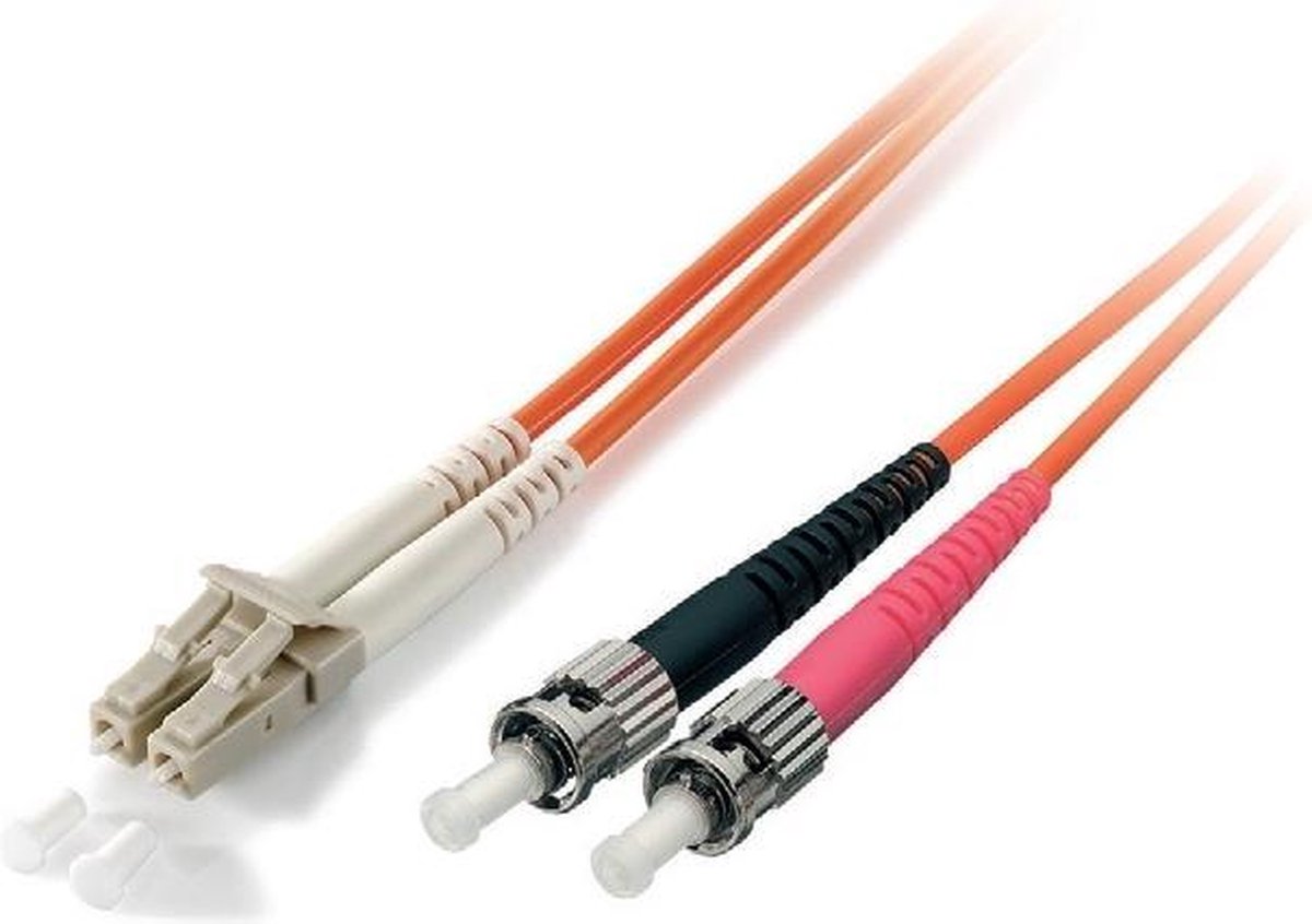 Equip 254232 Glasvezel kabel 2 m OS2 LC ST Geel