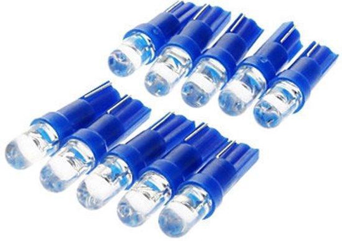 T5 - BLAUW - 12V - LED Auto Lamp dashboard instrumentenverlichting