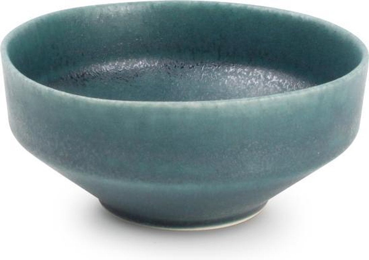 S&P Schaaltje 11 x H 5 cm. Glamm Fluweelgroen. Set van 4