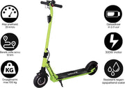 Denver SEL-80130F - Elektrische step voor kinderen & volwassenen - 8" Wielen - 25 km/u - E-Step met aluminium frame - actieradius 12KM - Inklapbaar - Met LED verlichting voor & achter - E-Scooter - Groen