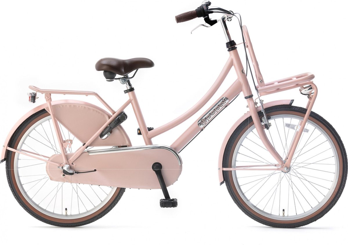 Popal Daily Dutch Basic+ Kinderfiets - 22 inch - 3 versnellingen - Roze