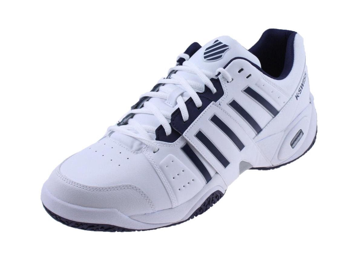 K•Swiss ACCOMPLISH III OMNI - WHITE/NAVY - Tennisschoenen