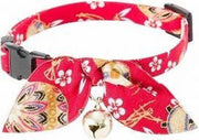NECOICHI Kimono strik kattenhalsband rood