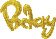 Folie ballon xl Bday goud 91