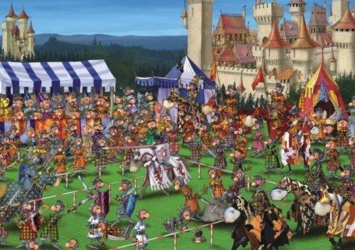 Legpuzzel - 1000 stukjes - Francois Ruyer - Riddertoernooi Piatnik