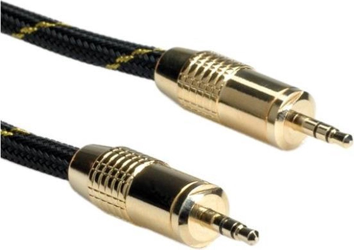 ROLINE GOLD 5m Audio-Verbindungskabel [Klinke 3