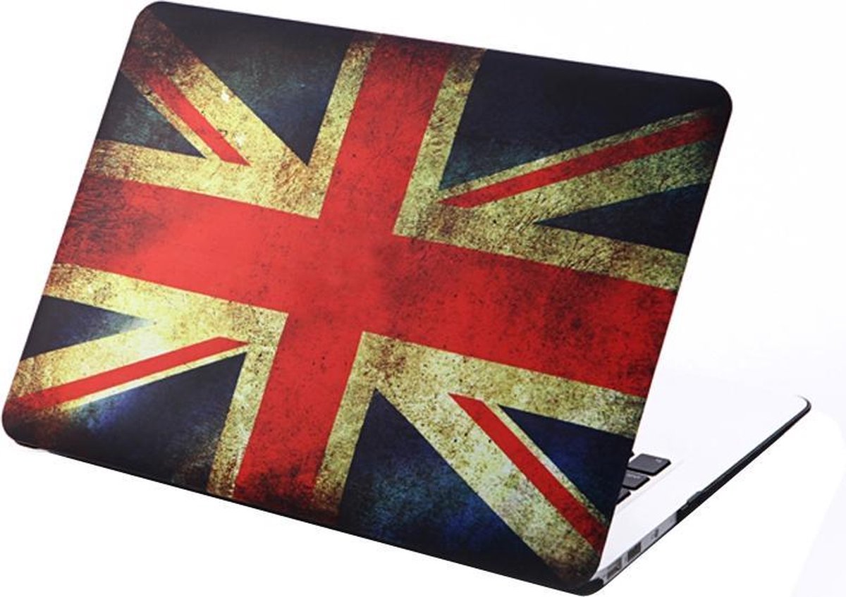 Mobigear Hard Case Vintage UK Flag voor Apple MacBook Air 13 inch
