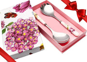 Luxe Slacouvert Set – Saladebestek - Opscheplepels voor Salade - Slabestek - Saladecouvert - Bestek - Keukengerei - Cadeautip