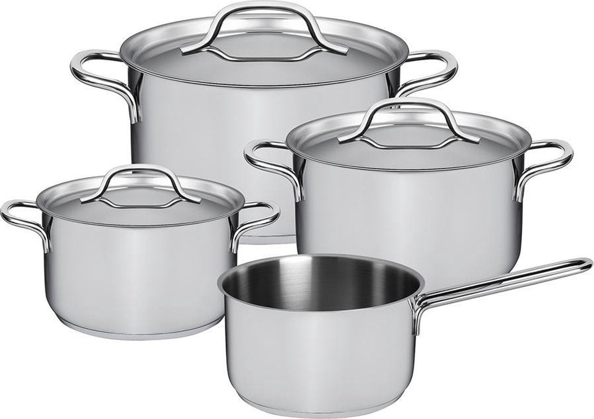 Sola - Kookpannenset Mirage - 4-delig - RVS - Zilver