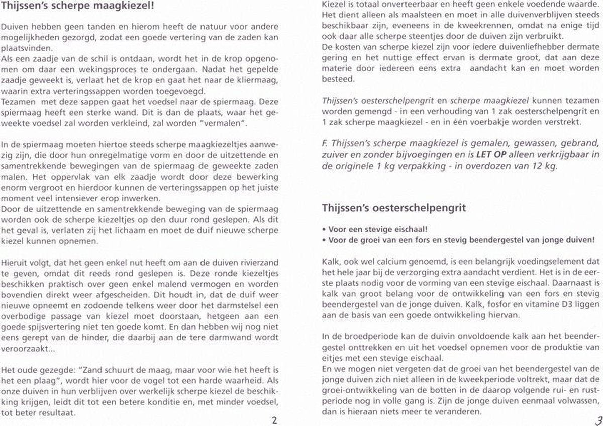 Thijssen Maagkiezel voor Duiven
