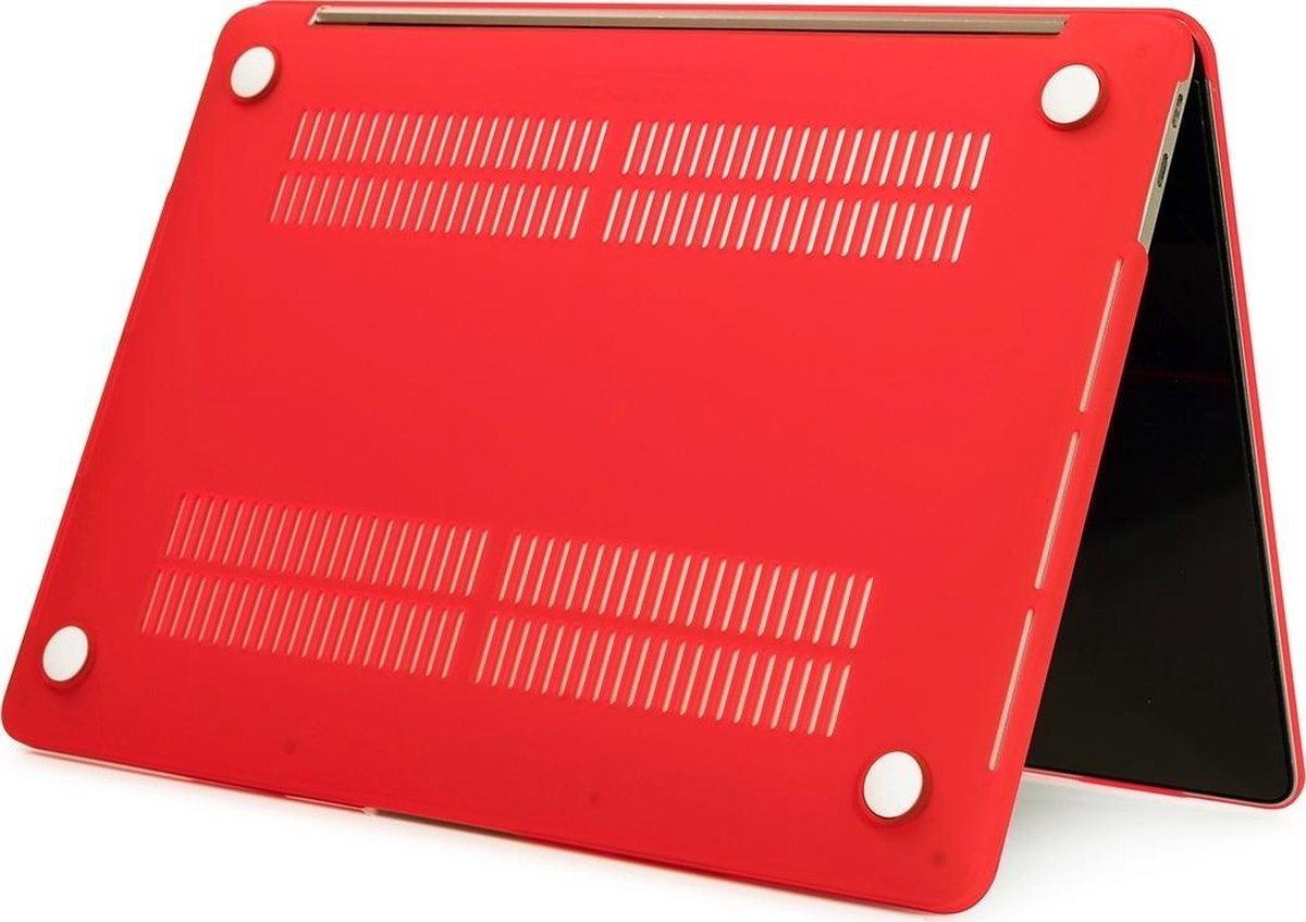 Mobigear Matte Case voor de MacBook Pro 16 inch A2141 - Rood