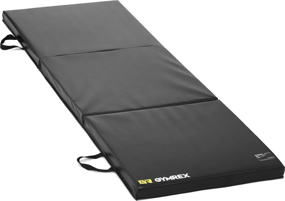 Gymrex Gymmat - 180 x 60 x 5 cm - opvouwbaar- zwart