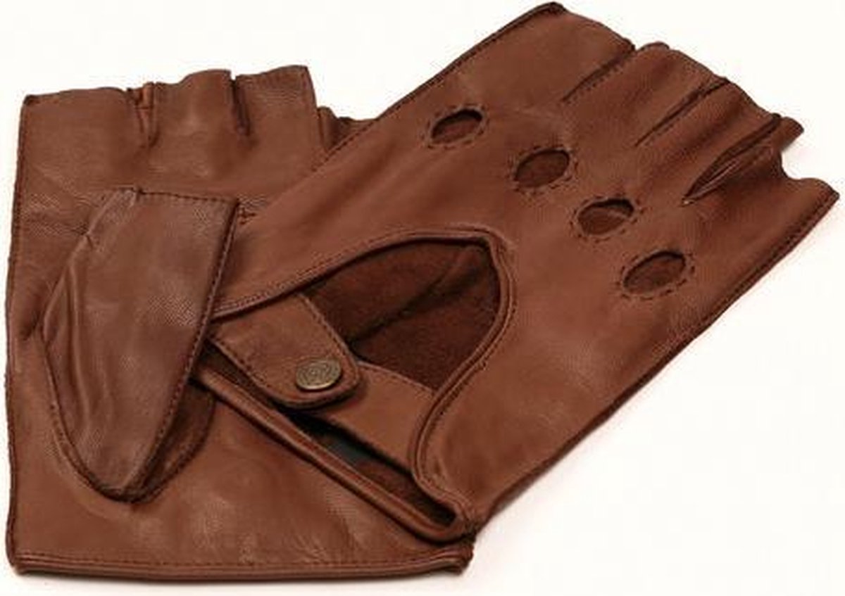 Leren autohandschoenen heren model Sydney Color: Gobi