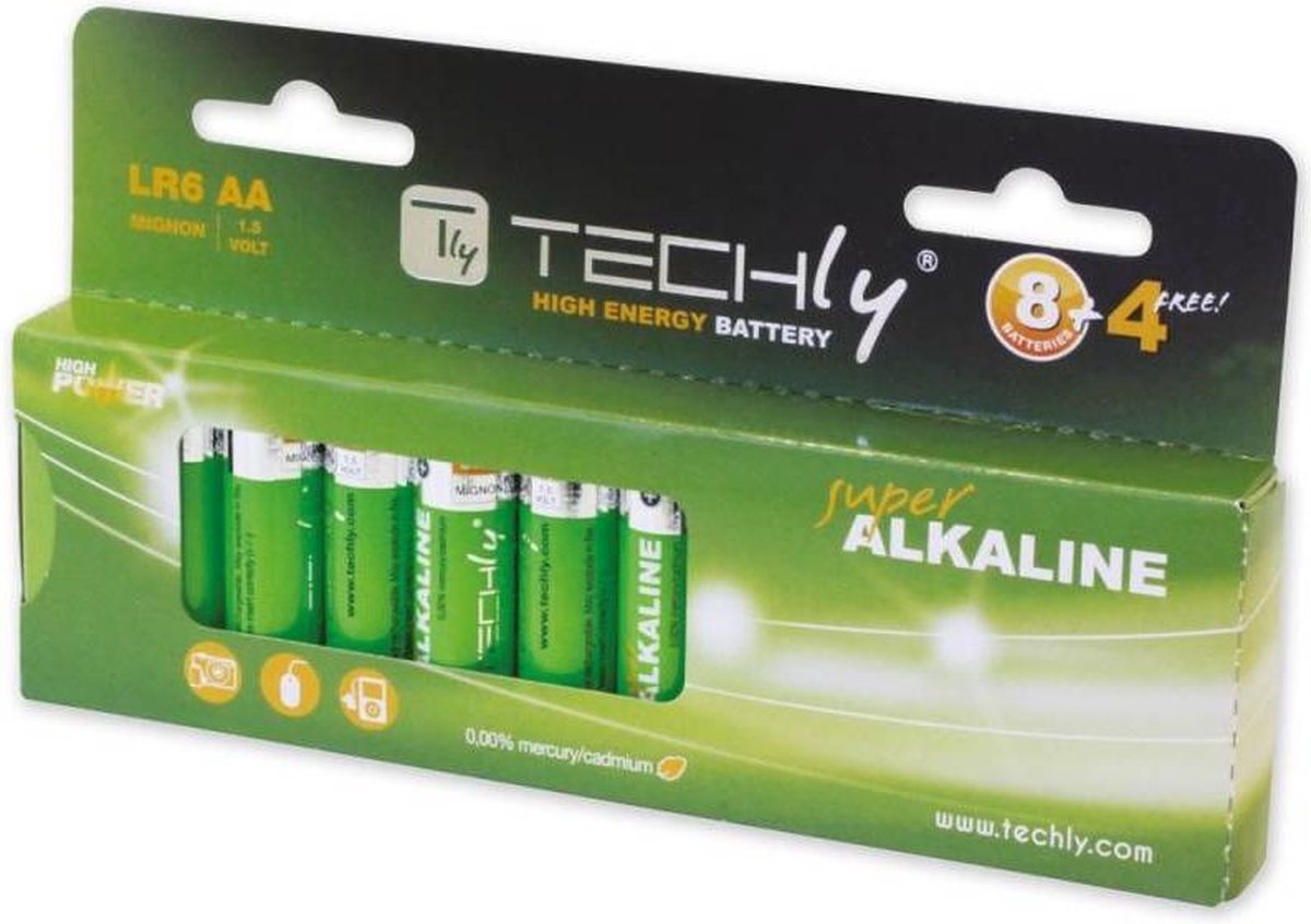 Techly LR06 AA 1.5V Single-use battery Alkaline 1