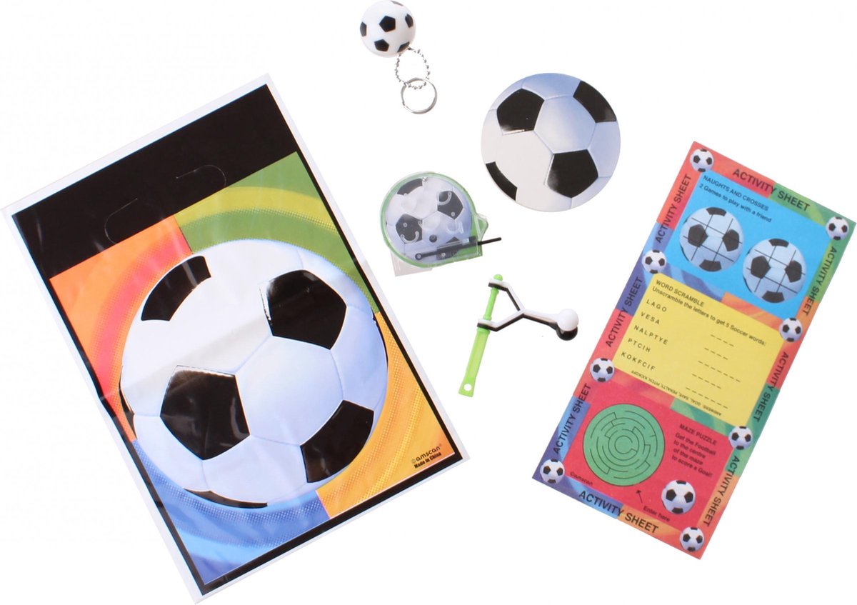 AMSCAN - Assortiment van voetbal gadgets - Decoratie > Feest spelletjes
