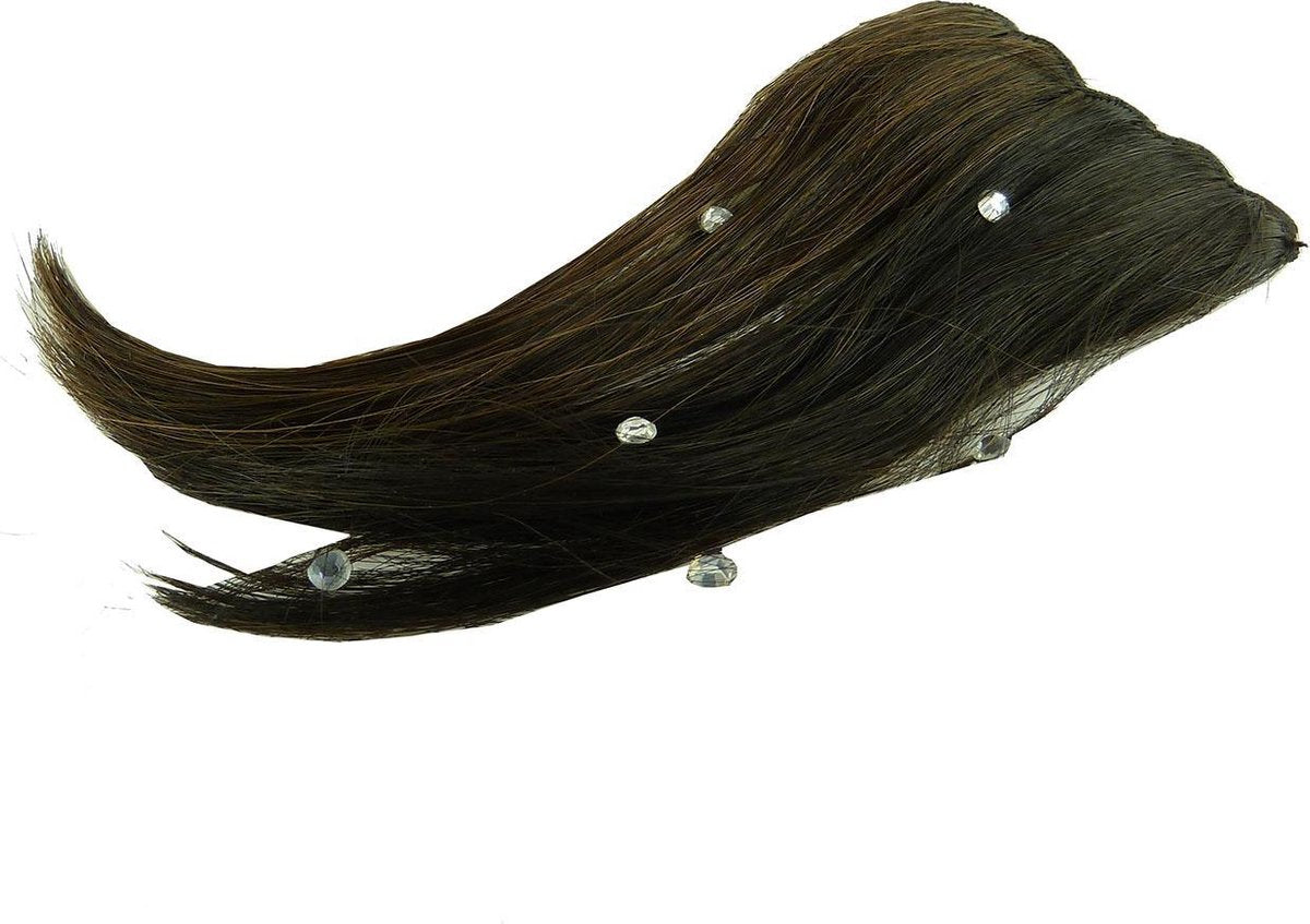 Balmain Hair Make-Up Strass Extensions 15cm Dark Espresso Haarstyling clip