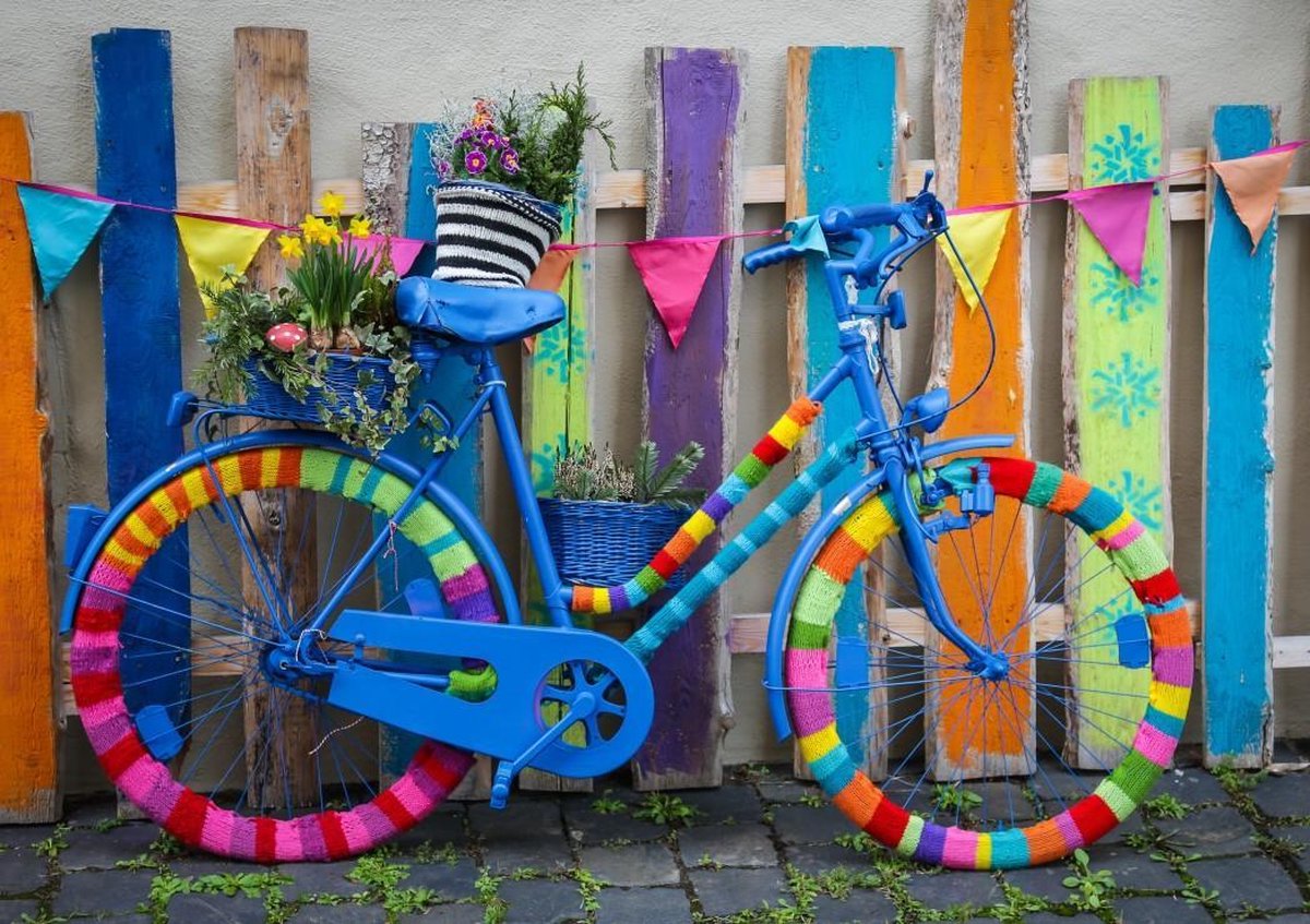 My beautiful colorful bike