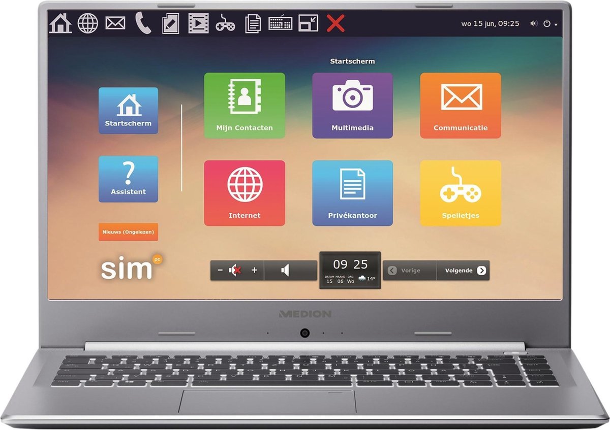 SimTop senioren laptop