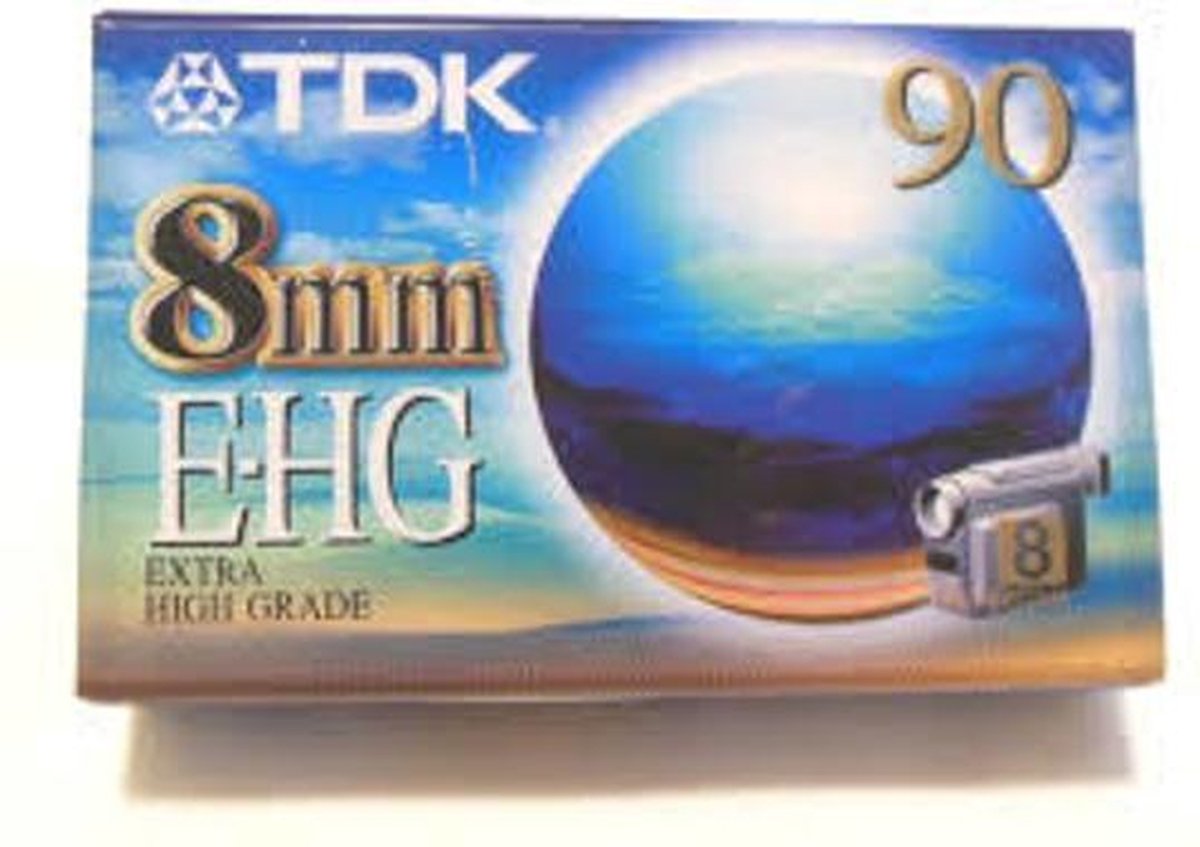 TDK 90 E-HG Extra High Grade Tape 8mm