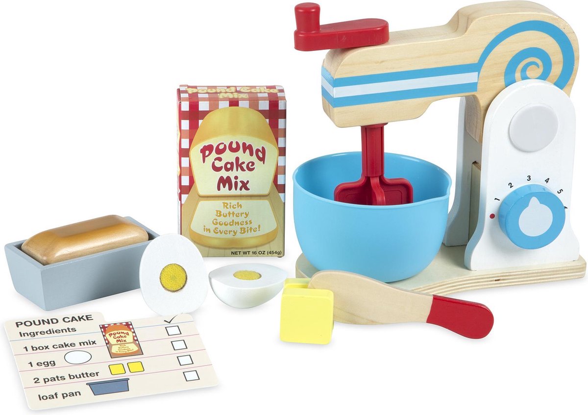 Melissa & Doug Houten Speelgoed Keukenmachine