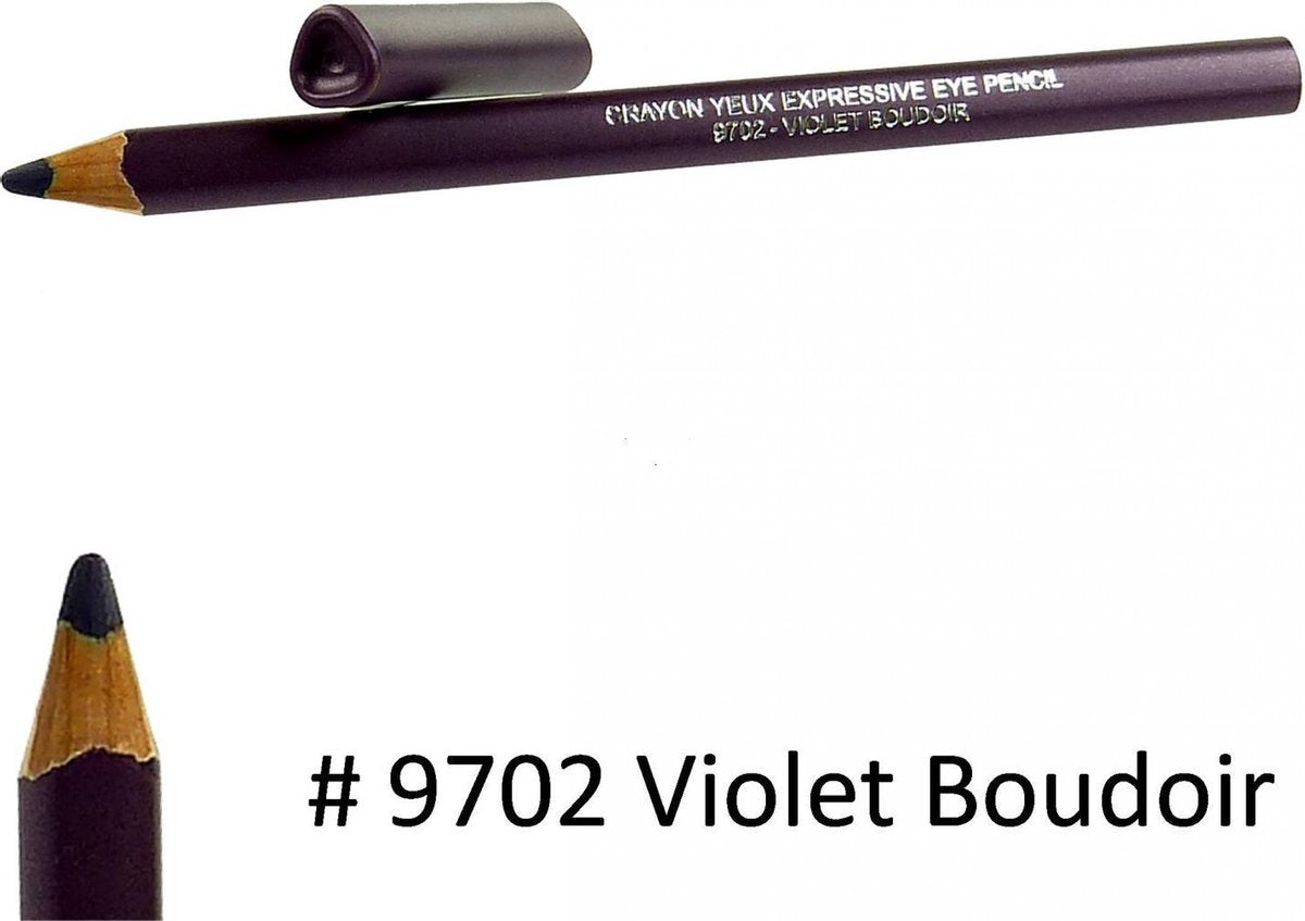 BIGUINE MAKE UP PARIS Crayon Yeux Expressive Eye Pencil -  Cosmetics - 1.2g - 9702 Violet Boudoir