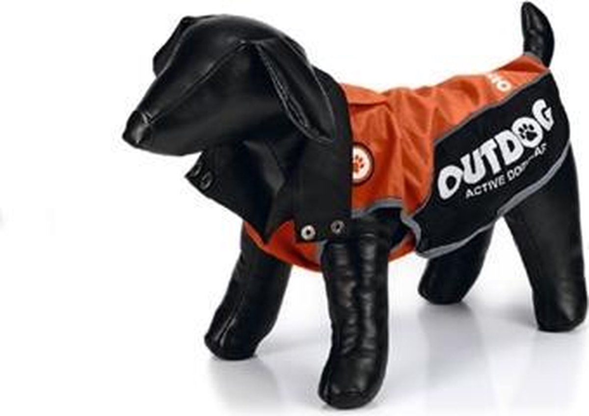 Outdag Regenjas - Hondenjas - Oranje - XS - 26 cm