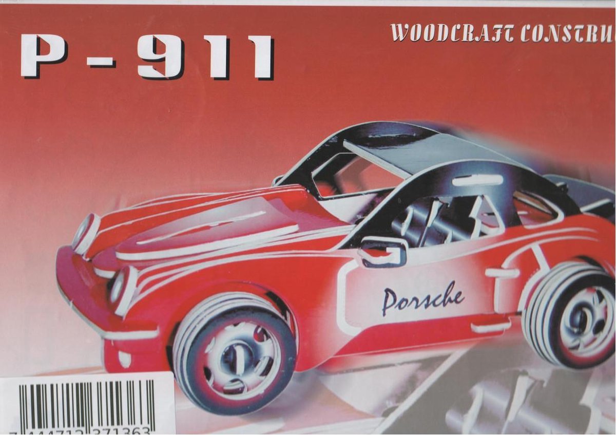 3D Puzzel Bouwpakket Porsche 911 hout DIY