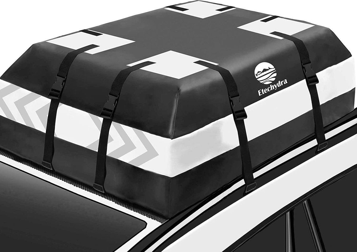 Limited Edition Dakkoffer - White - Transportbox - 425 liter - PVC - Koffer - Bagagekoffer - Waterdicht - Waterbestendig - Dak - Grote capaciteit - Universeel