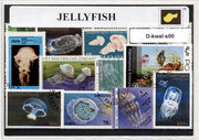 Kwallen – Luxe postzegel pakket (A6 formaat) : collectie van verschillende postzegels van kwallen – kan als ansichtkaart in een A6 envelop - authentiek cadeau - kado - geschenk - kaart  - zee - Cnidaria - tentakels - zeedieren