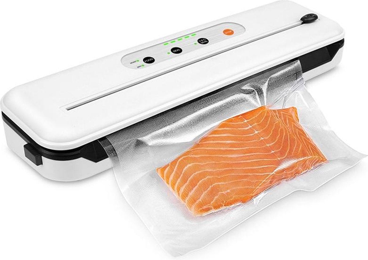 TBG Vacuümverpakkingsmachine Sous Vide-vacuümverzegelaar voor voedselopslag Nieuwe voedselverpakker Vacuümzakken voor vacuümverpakking 6611 White