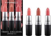 MAC Cosmetics Travel Exclusive Lipstick geschenkset  - lipstick nummers 520-617-102
