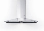 Novy 7050 wandkap elyps met motor 90 cm inox