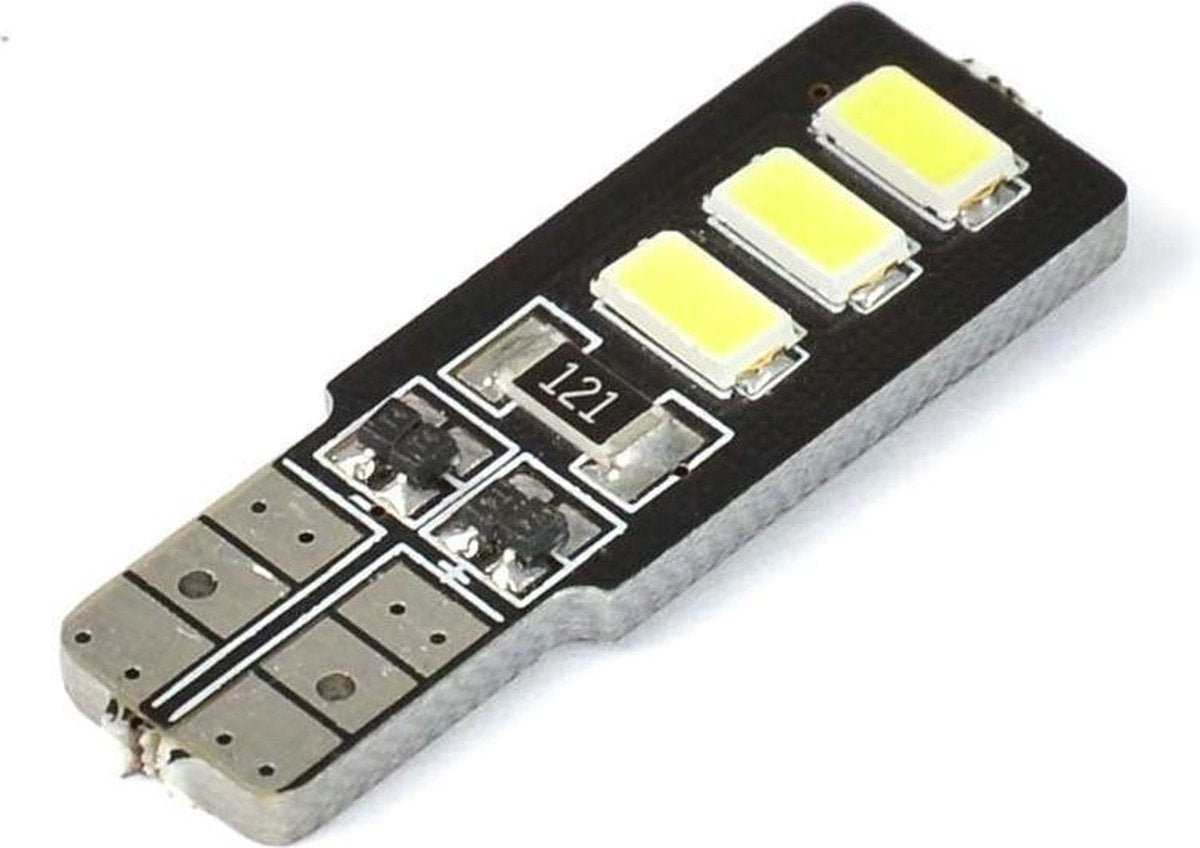 T10 - 5730 - canbus - 6 smd - 12 volt - 2 stuks