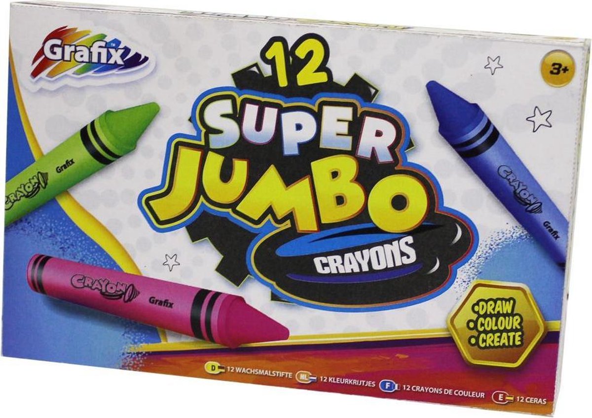 Box 12 Super Jumbo krijtjes