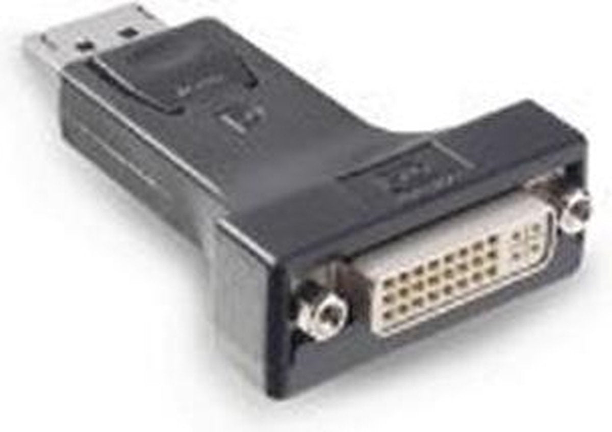 PNY QSP-DPDVISL tussenstuk voor kabels DVI-I Display Port Zwart