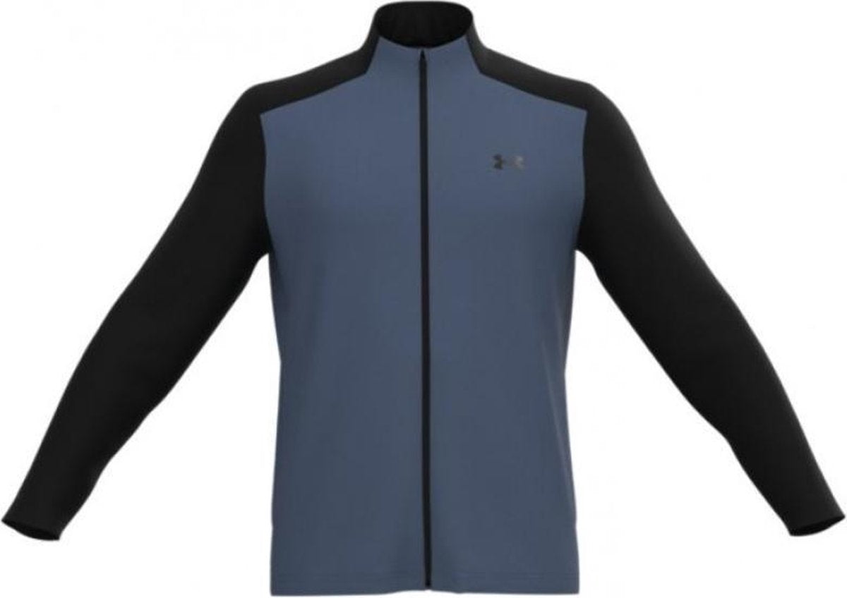 UA Storm Midlayer Full Zip-Mineral Blue maat: XXXL    heren > fitness training > tops > lange mouwen