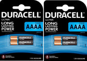 Duracell Ultra AAAA - 4 stuks (2 Blisters a 2st)