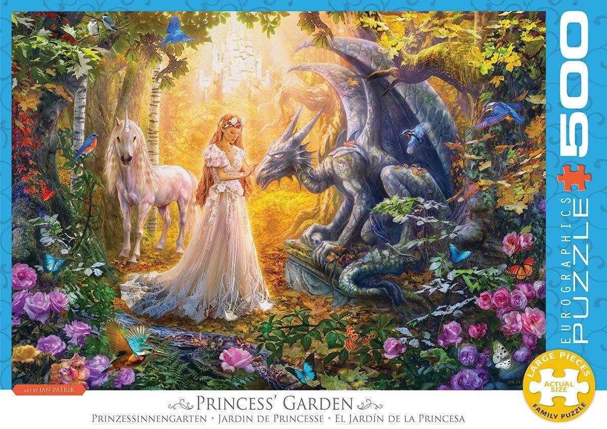 Eurographics puzzel Princess' Garden - 500 XL stukjes