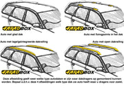 Farad Dakdragers - Chevrolet Malibu vanaf 2012 - Glad dak - Staal