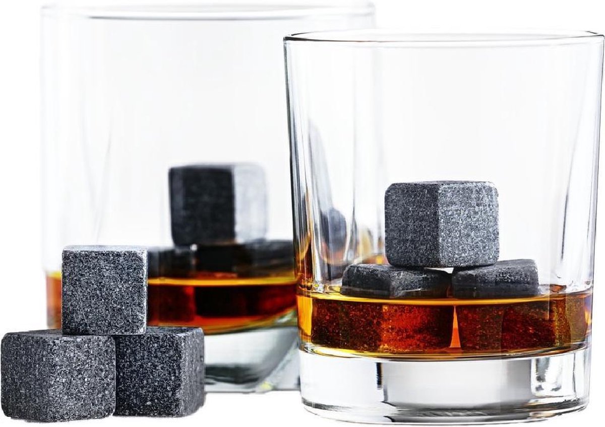 Whiskey Stones Whiskey Stenen Whisky Herbuikbare ijsblokjes - 27 stuks