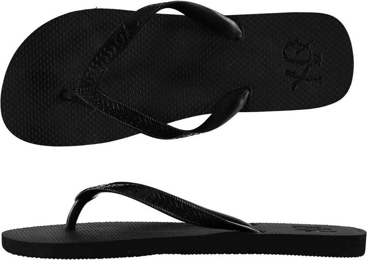 XQ Heren Teenslippers Zwart 45