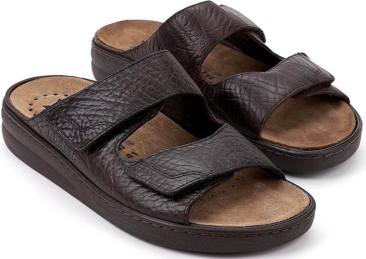 Mobils by Mephisto JAMES - heren sandaal - donkerbruin - extra breed - maat 44