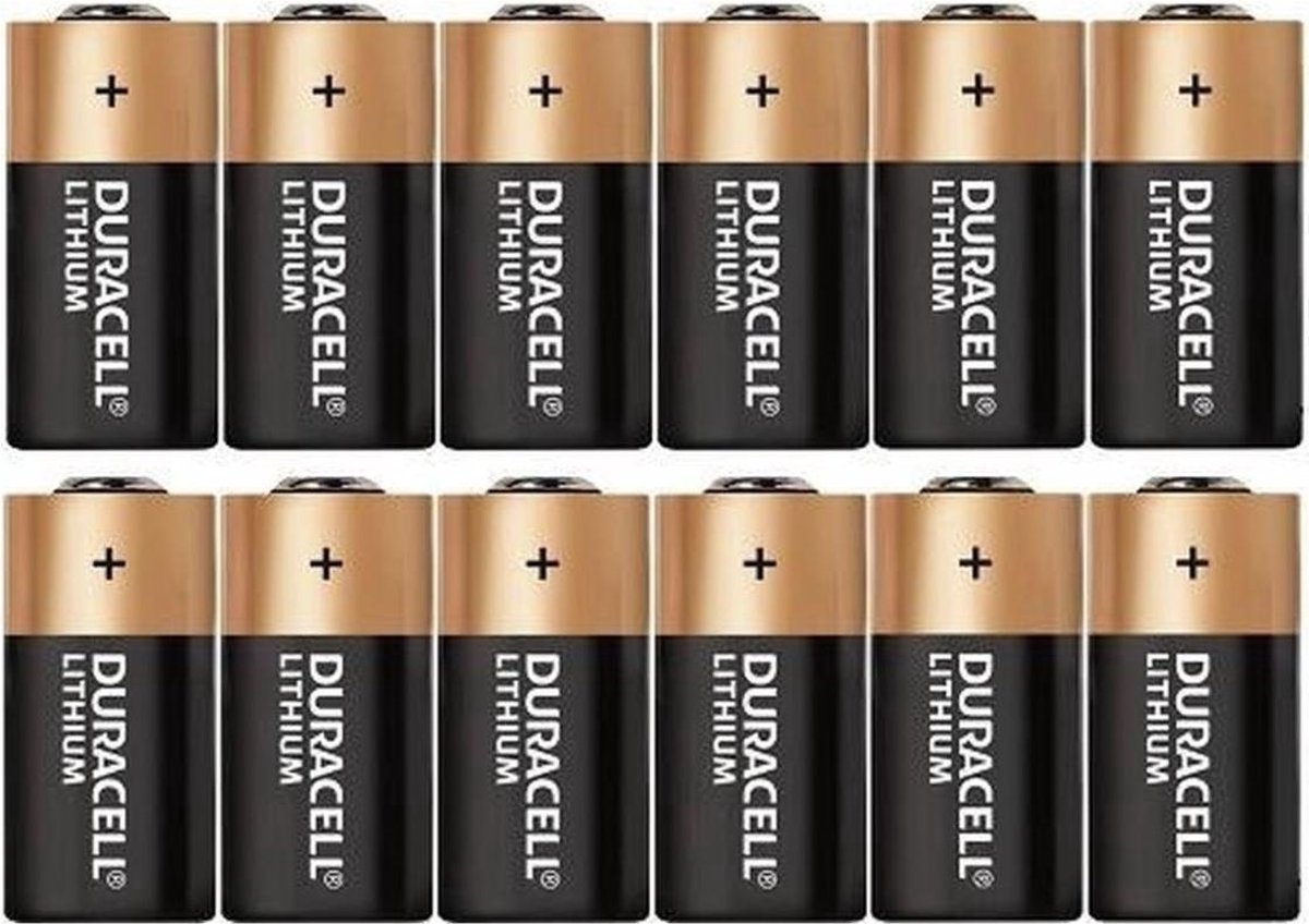 POWERDEAL: 12 STUKS DURACELL CR123 3V LITHIUM