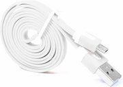 Micro USB Kabel Datacable 1 meter Universeel White Wit