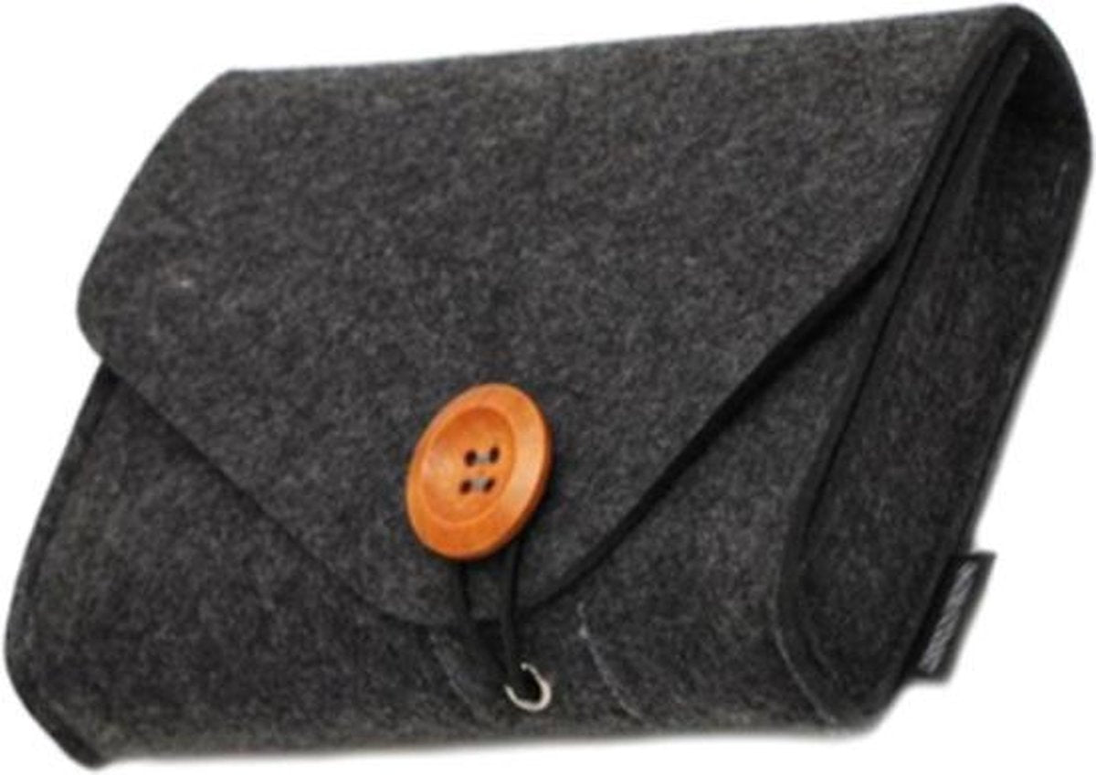 Reisportemonnee  - voor mannen en vrouwen - portefeuille - mapje voor pasjes - bankpashouder  - paspoort houder - visitekaartjes houder - bag in bag tas organizer - zwart
