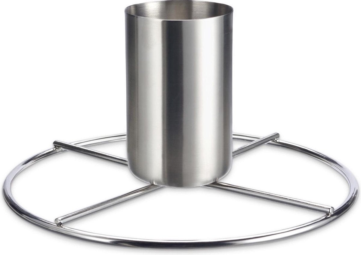 Grill kiphouder met aromahouder roestvrij staal