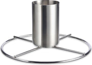 Grill kiphouder met aromahouder roestvrij staal