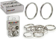 Pincello Sleutelringen Staal Zilver 10 Stuks